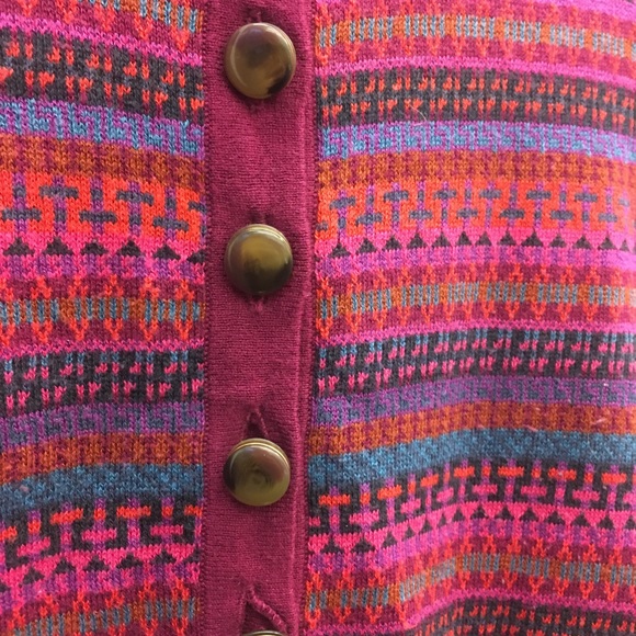 Marc Jacobs sweater- multicolor stripe w ruffle - Picture 3 of 6